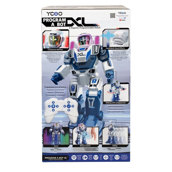 Silverlit Program A Bot XL, Robot, 3 år, Innebygd skjerm, Støttede lydeffekter