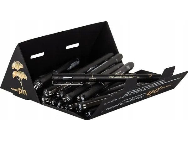 Uni Pin the full black box 18 nip sizes