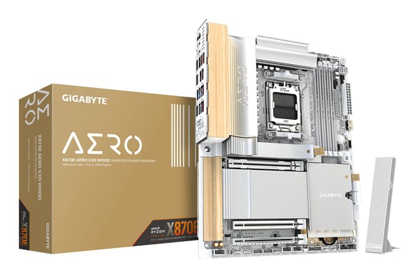 Gigabyte X870E AERO X3D WOOD hovedkort AM5 ATX DDR5