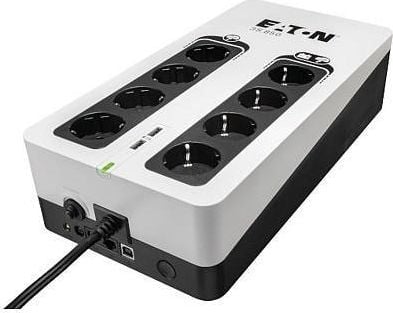 Eaton 3S 850 - UPS - AC 220-240 V - 510 watt - 850 VA - enkeltfase - USB - utgangskontakter: 8