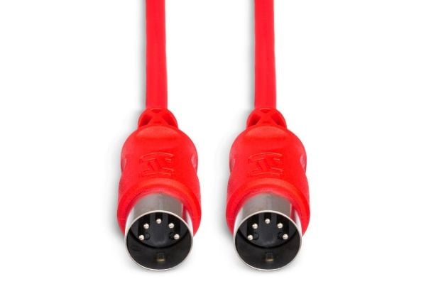 Hosa Technology MID-305RD, DIN (5-pin), Hankjønn, DIN (5-pin), Hankjønn, 1,52 m, Rød