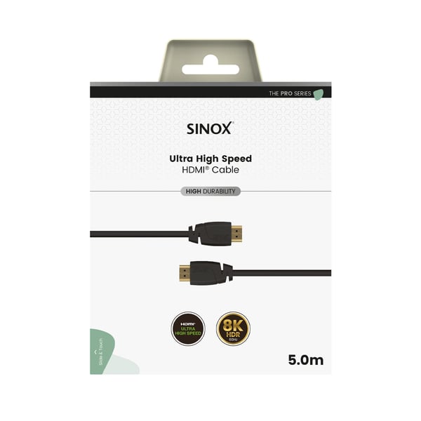 Sinox PRO HDMI™-kabel 8K60HZ+E. 5 m. Variasjon