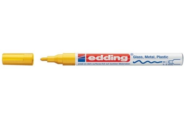 Edding 751-5 CREA, 1 styck, Gul, 1 mm, 2 mm