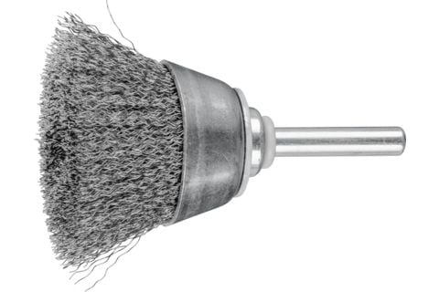 PFERD 43209711, Kopp stålbørste, 6 mm, 4 cm, Stål, 10500 RPM, 10 stykker