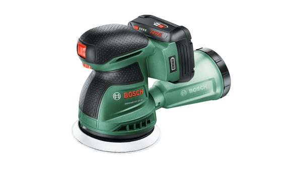Bosch UniversalOrbit 18V-20 eksentersliper + 1x2Ah batteri + lader