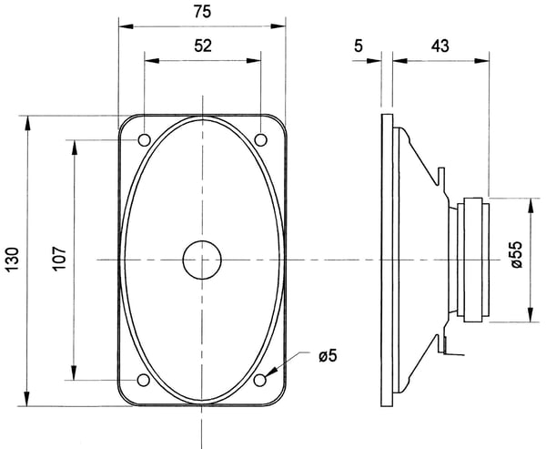 Visaton SL 713 - Högtalardrivrutin - 10 Watt