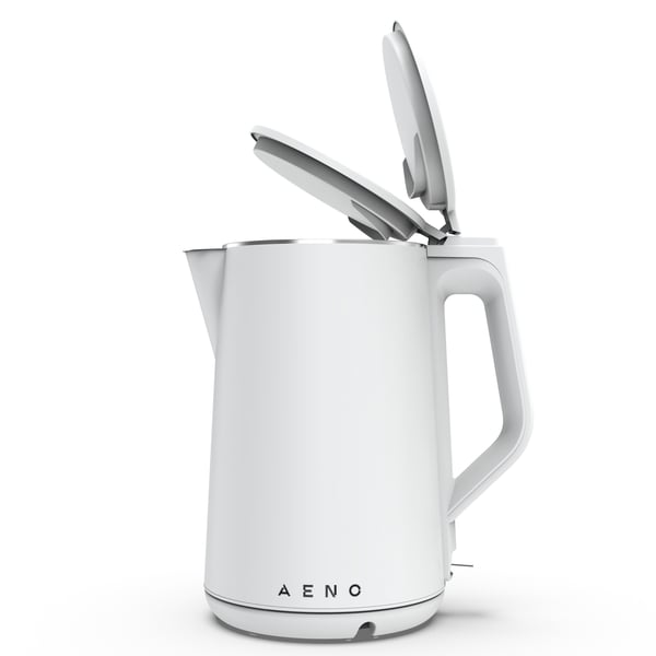 AENO EK2, 1,5 l, 2200 W, Hvit, Polypropylen (PP), Rustfritt stål, Vannivåindikator, Trådløs