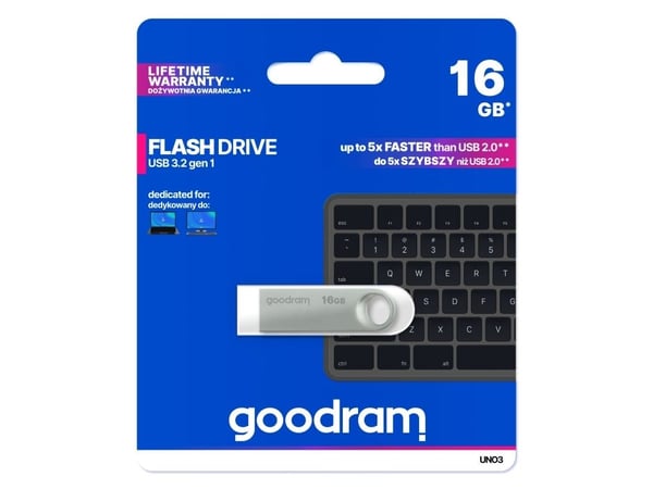 Blow USB-minne 16GB GOODRAM UNO3 USB3.2