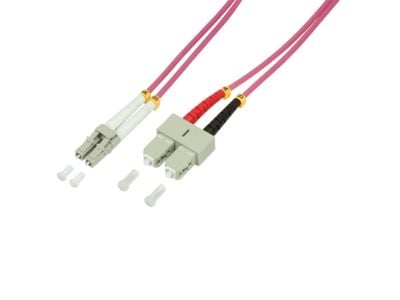 LogiLink 1m LC-SC, 1 m, OM4, LC, SC