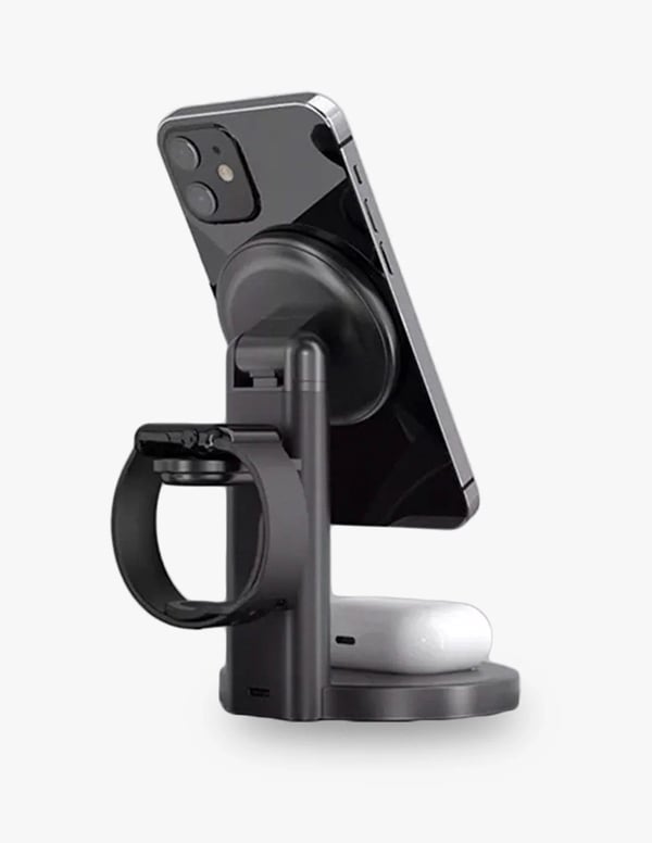 Soundliving Qi 3-i-1 trådløs lader