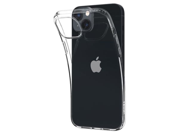 Spigen Crystal Flex - Baksidedeksel for mobiltelefon - termoplast-polyuretan (TPU) - gjennomsiktig - for Apple iPhone 14