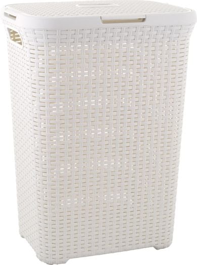 Curver Natural Style skittentøyskurv 60 L, krem