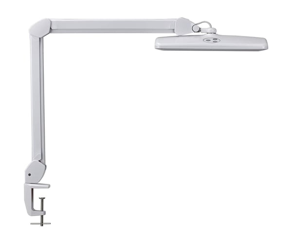 MAUL LED-työpistevalaisin Intro himmennettävä + kiinnityskanta valkoinen
