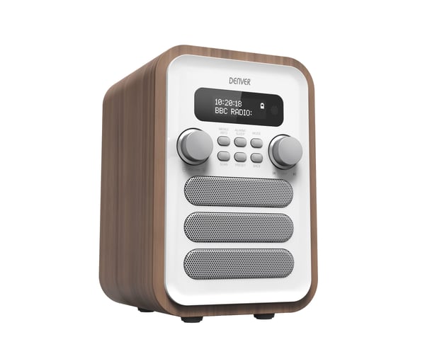 Radio FM DAB+ Bluetooth DAB-48W Vit