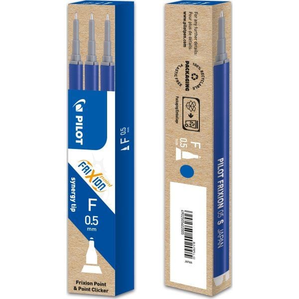 Pilot - Påfyll - blå - 0.5 mm (en pakke 3) - for P/N: BL-FRP5-L