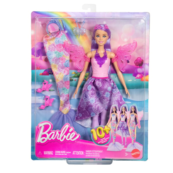 Barbie 3-i-1 Fantasy-docka