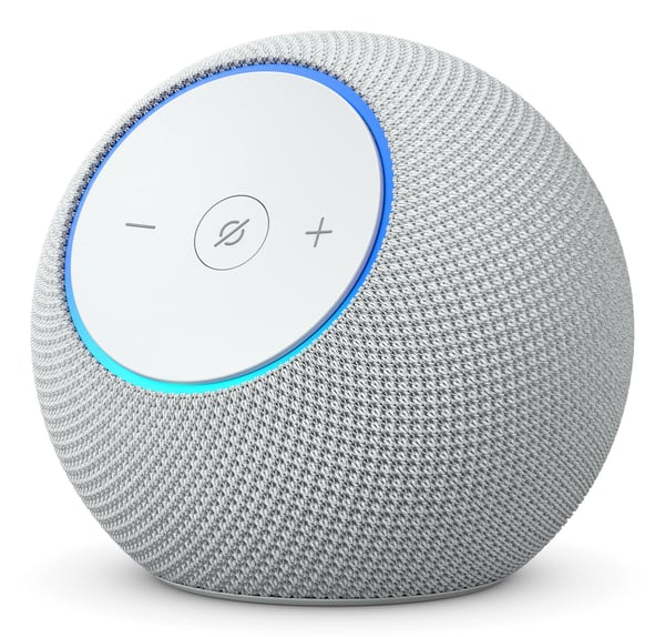 Amazon Echo Dot Max smarthøyttaler Wi-Fi 6 Bluetooth, Glacier White