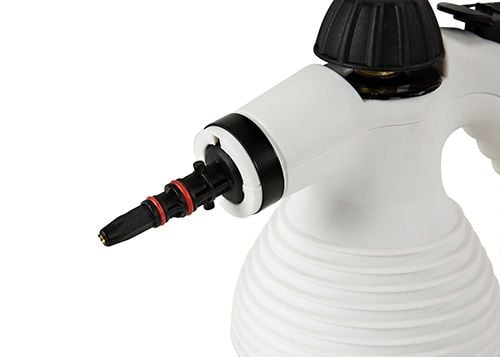 Camry Premium CR 7021, Kannettava höyrypesuri, 0,35 L, Musta, Valkoinen, Painikkeet, 1500 W, 3,5 bar