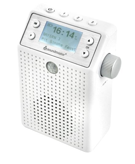 Soundmaster DAB60WE bærbar radio DAB+ FM 3 W, blå/hvit
