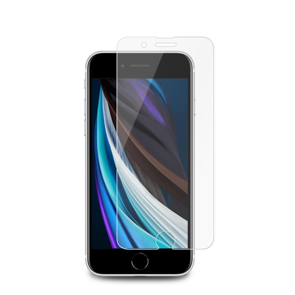 eSTUFF Titan Shield - Skärmskydd för mobiltelefon - glas - klar - för Apple iPhone SE (andra generationen)