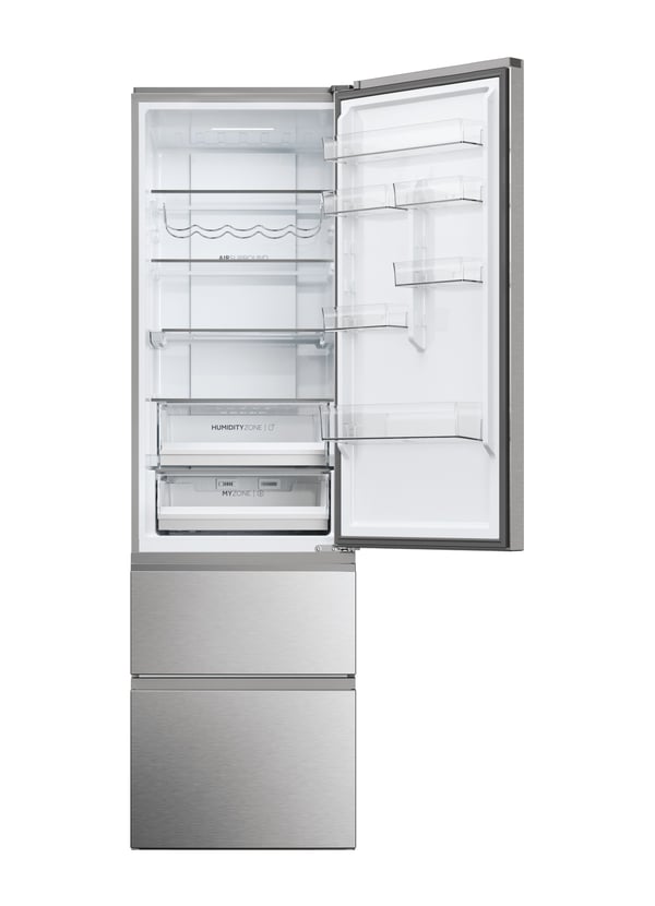 Haier HTW5620DNMG kombiskap 414 L 3D 60 Series 5, D, sølv
