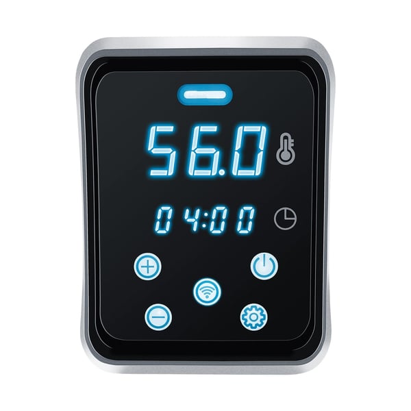 Steba SV 80, Sous vide -vesipumppu, Musta, Ruostumaton teräs, LCD, 90 °C, 99 h, IPX7