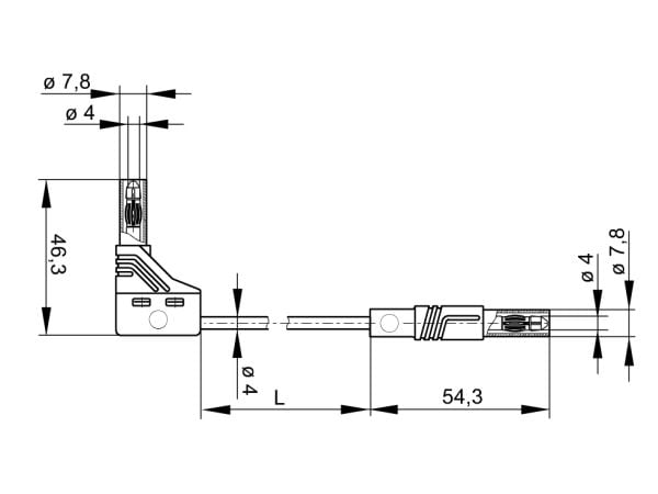 Hirschmann MLS WG 100/2,5, punainen, PVC, polyamidi, nikkeli, 1000 V, 32 A, 0,012 ohmia (O)