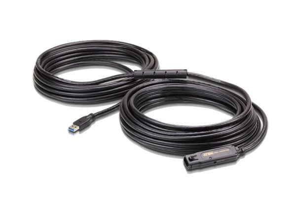 ATEN UE3315A - USB-jatkokaapeli - USB Type A (uros) - USB Type A (naaras) lukitus - USB 3.2 Gen 1 - 15 m - aktiivinen