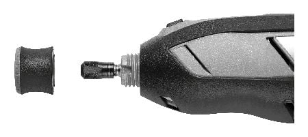 Sladdlöst multifunktionsverktyg 8240-5, 12Volt (svart/grå, Li-Ion-batteri 2Ah, 5-delat tillbehör)