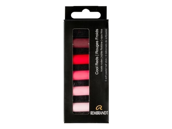 Rembrandt Soft pastell set Cool Reds | 5 halva pasteller