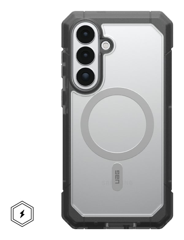 UAG - Trooper w/Magnet Cover - Clear/Ash - Samsung S26+