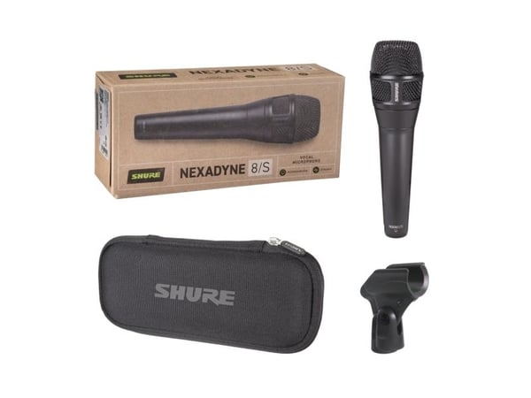 Shure Nexadyne 8/S, Studiomikrofoni, -55 dB, 20 - 20000 Hz, 1,78 mV/Pa, 36 dB, 132 dB, -55 dB, -55 dB, 20 - 20000 Hz, 1,78 mV/Pa, 36 dB, 132 dB