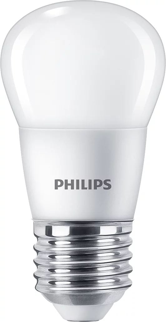 Philips Mignon, 40 W, P45, E27, 4,9 W, 40 W, E27, 470 lm, 15000 timer, Varm hvit