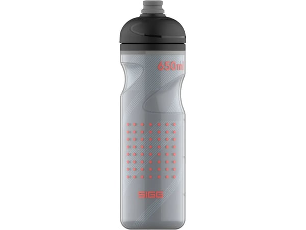 SIGG 6005.60, Päivittäinen käyttö, Urheilu, 650 ml, Muovi, Musta, Harmaa, Aikuinen, Mies/Nainen