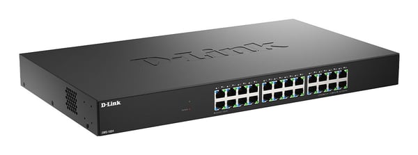 D-Link DMS-1024 - Switch - L2+ - 24 x 10/100/1000/2.5G - stasjonær, rackmonterbar