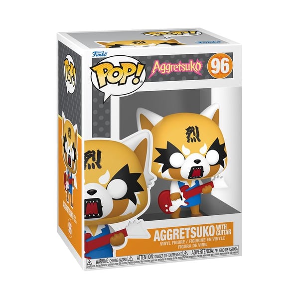 FUNKO POP! Vinylfigur: Sanrio - Aggretsuko (m/ gitar)