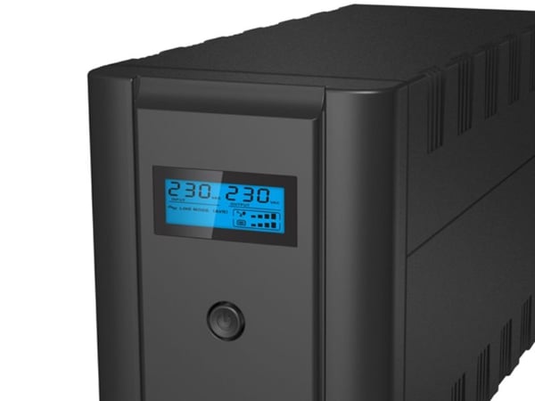 PowerWalker VI 2200 LCD - UPS - AC 230 V - 1200 watt - 2200 VA - 9 Ah - USB - utgangskontakter: 4 - svart