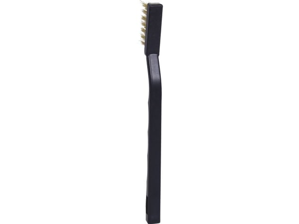 KS TOOLS tennpluggtrådbørste i messing, 2 rader, 170 mm (201.2316)