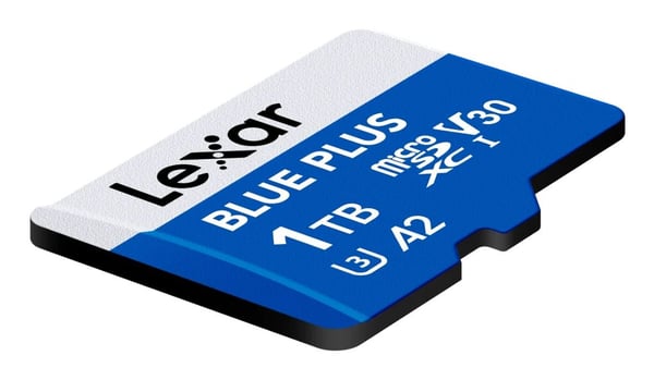lexar minnekort microSD 1 TB C10 A2 U3 V30 170 MB/s Blue Plus