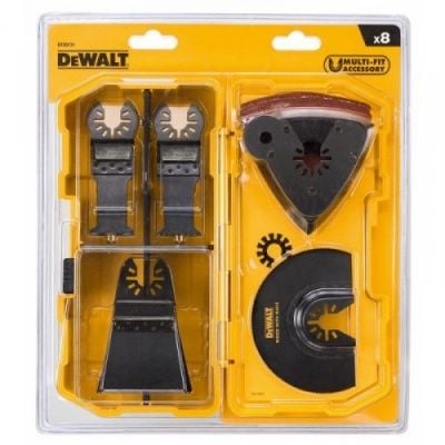 DeWALT DT20731-QZ monitoimityökalun teräsarja, 8-osainen