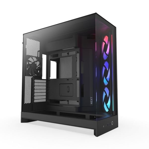 NZXT H9 Flow RGB-kabinett, ATX, herdet glass, CM-H92FB-R1, svart