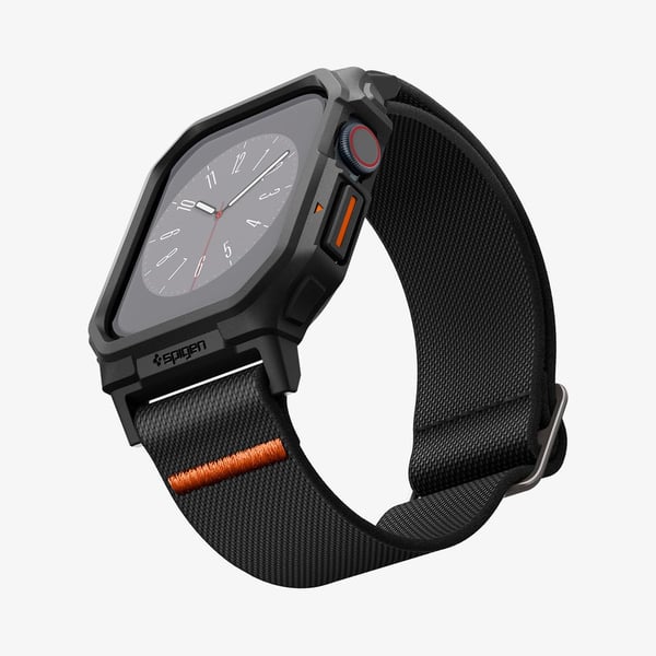 Spigen Lite Fit Pro, Boks, SmartWatch, Sort, Apple, Apple Watch (42mm), Polyester, Termoplastisk polyuretan (TPU)