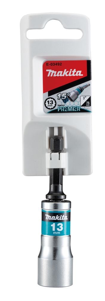 Makita Impact Premier - Støtsokkelspiss - 13 mm - 13 mm - heksagonal - lengde: 80 mm - for Makita DDF486RTJ, DHP487RAJ; XGT DA001GZ