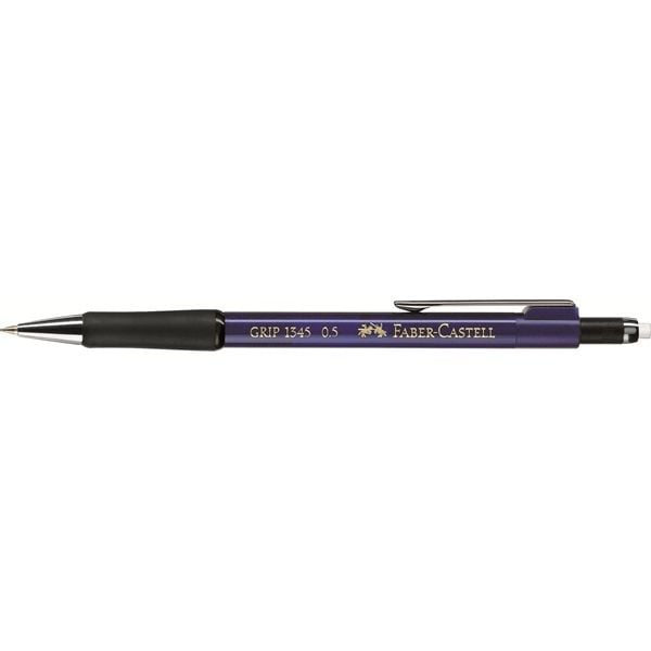 Faber-Castell GRIP 1345 - Stiftpenna - 0.5 mm - indragbar - med radergummi