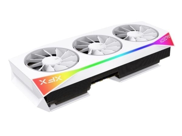 XFX Mercury RX 9070 XT OC grafikkort 16 GB GDDR6, Magnetic Air Edition vit