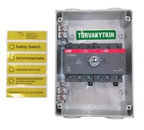 Turvakytkin AC23 45A 6-napainen nolla/maa, jossa on enemmän OTP36T6M1