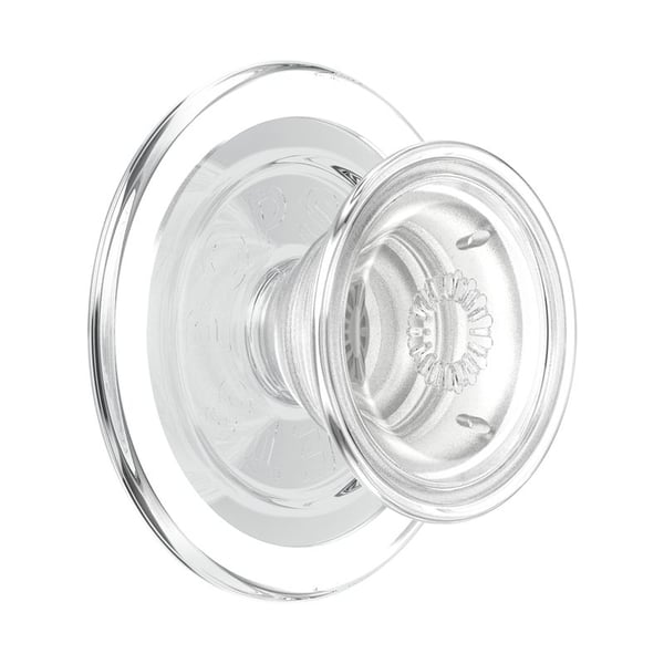 PopSockets PopGrip - Fingergrep/stativ for mobiltelefon - MagSafe, rund - blank