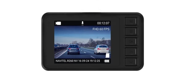 NAVITEL R260 NV - Instrumentbordkamera - 1080 p / 60 fps - G-Sensor - svart