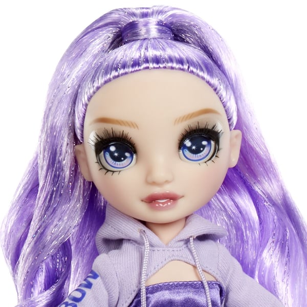Rainbow High Sparkle & Shine Fashion Dolls- Viola (Purple), Modedocka, Flicka, 4 År, Pojke/flicka, 280 mm, Multifärg