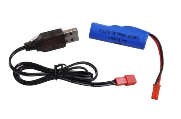 Amewi RC rehunkorjuukone + maissin puru LiIon akku 500mAh vihreä/6+